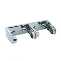 Double Roll Toilet Paper Holder Chrome