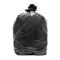 Black Super Strength Trash Bags 55 Gallon Bags - 100/Case Super Heavy 2