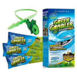 Green Gobbler Drain Opener PK/3 W/ Hair Grabber