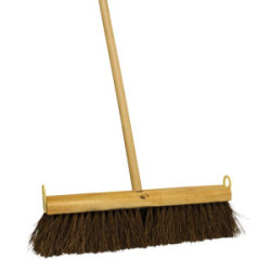 Garage Broom Outdoor 18” w/ 54” Handle