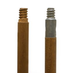 Broom Handles Threaded Wood 48”