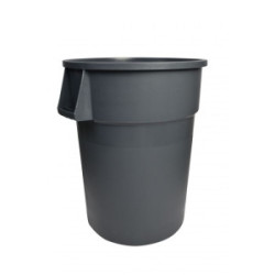 44 Gal. Gray Trash Can Heavy Duty