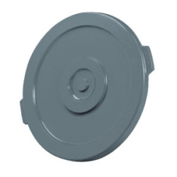 44 Gal. Lid for Heavy Duty Trash Can Gray