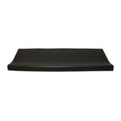 Stair Tread Vinyl Black Square 12” x 1 1 /2” x 3’ 10/case