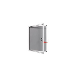 Enclosed Bulletin Board W/Lock 28” x 38” Aluminum Frame