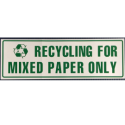 PHOTOLUMINESCENT Vinyl Signs 4 Character 11/4