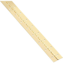 Continuous Piano Hinge Brass Plated 30” x 1 1/2”