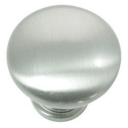 Cabinet Knob 1-3/8” Brushed Satin Nickel