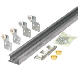 Sliding Door Track Set-2 Door For 3/4” & 1 3/8” Door 4’