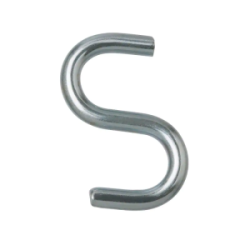 “S” Hooks 1” 7/Pk.