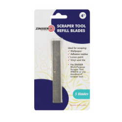 Replacement Blades For Floor Scraper 4” 5/Pk.