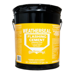 Flashing Cement  5 Gal. (Heavier Than Roofing  Cement, Used Around Walls &  Seams)