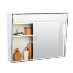 Medicine Cabinet  24” x 20” Lighted  Sliding Doors