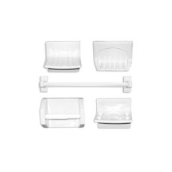 Ceramic 5 Pc.  Bathroom Set Bone
