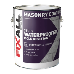 Masonry Waterproofer Mildew Eliminating White 1 Gal.