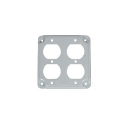 4” Raised Duplex Receptacle Cover