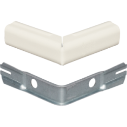 Wire Mold 90 Degree Outside Elbow Ivory