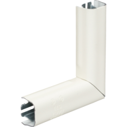 Wire Mold 90 Degree Flat Elbow Ivory