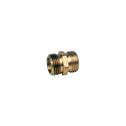 Brass Hose  Coupling 3/4” Male x Male