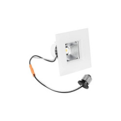 LED Retrofit Module “High Output” 12W 4” 40K Dimmable White Square Framed Trim