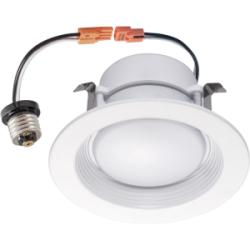 LED Retrofit Module 10W 4” Baffled White Round Trim