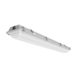 LED Vapor Proof Linear Strip Fixture 4’ Wattage Selectable