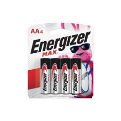 Batteries 4/Pk. Major Brand AA