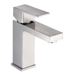 DuBeta Single Handle Square Bathroom Faucet Brushed Nickel