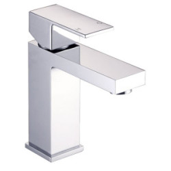DuBeta Single Handle Square Bathroom Faucet Chrome