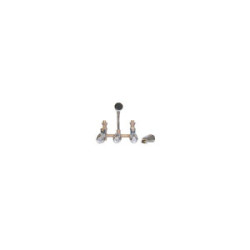 Gerber USA 3 Valve Shower Body w/ Stops 48-034-83G 8” Centers IPS