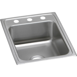 Kitchen Sink Stainless Steel 17” x 22” 3 Hole 8” Deep