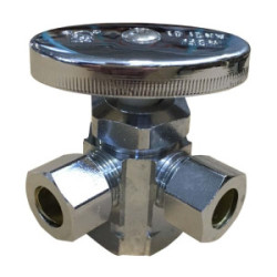 Speedy Valve Angle 1/2” IPS X 3/8” OD X 3/8” OD