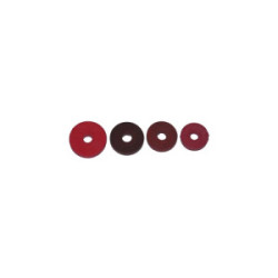 Premium Red Faucet Washers Beveled Assorted 100/Box