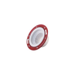 PVC Adjustable  Closet Floor Flange  w/Ring •Fits Over Pipe  4”