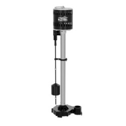 Pedestal Sump  Pump 1/3 H.P.  Cast Iron/ Stainless Steel